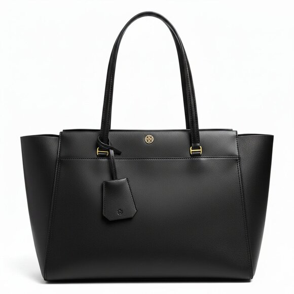Tory Burch Parker Leather Tote Bag - Picture 1 of 10